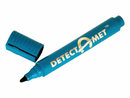 Viltstift detectie Detectamet whiteboard rond blauw
