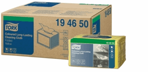 Tork Long Lasting Gevouwen Reinigingsdoek Geel W8 nr.194650 (ds/8x40 vellen)