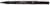 Fineliner Uni-ball Pin beitelpunt 3mm zwart