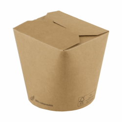 FSC® kraft/PLA noodle box 780ml/95mmØx97mm artikel afbeelding