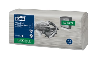 Reinigingsdoek Tork W4 520679 nonwoven 4x120vel