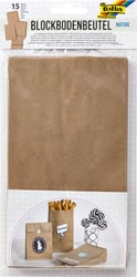 Blokzak kraft naturel foodsafe 12x6x21cm set à 15 stuks artikel afbeelding