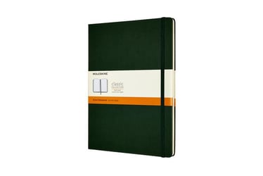 Notitieboek Moleskine XL 190x250mm lijn myrtle green artikel afbeelding