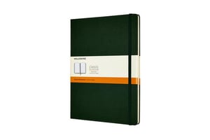 Notitieboek Moleskine XL 190x250mm lijn myrtle green