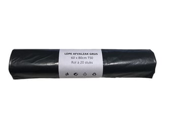 Staples Choice Afvalzak 60 x 80cm ldpe T50 (1 rol x 20 stuks)