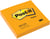 Memoblok Post-it 654 76x76mm oranje