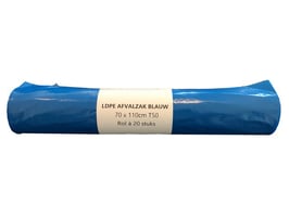 Staples Choice Afvalzak 70x110cm ldpe T50 (1 rol x 20 stuks)