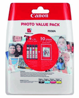 INKCARTRIDGE CANON CLI-581XL + 50VEL 10X15CM artikel afbeelding
