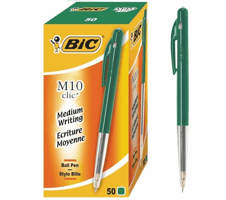 Balpen Bic M10 medium groen