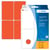 Etiket HERMA 2492 52x82mm rood 128 stuks