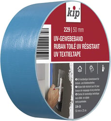 KIP 229 (35) Textieltape 50 mm x 25 m Blauw artikel afbeelding