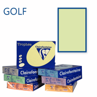 Clairefontaine Trophee kopieerpapier A3 420x297 120 g/m². Kleur: Golfgroen. Artikelcode: 1315 (Doos à 5 Pak à 250 Vel)