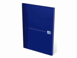 Oxford gebonden boek A4, 96 vel, gelijnd, 90 g/m², blauw (pak 5 stuks)