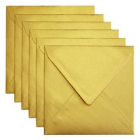 Envelop Papicolor 140x140mm Goud