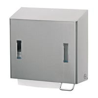 Santral classic, RVS - vouwhanddoek- & zeepdispenser