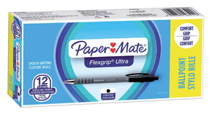 Balpen Paper Mate Flexgrip Ultra medium zwart