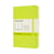 Notitieboek Moleskine pocket 90x140mm blanco soft cover lemon green