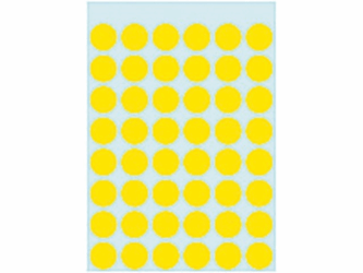 ETIKET HERMA 1854 ROND 12MM 240ST FLUOR GEEL [STUK1ST] artikel afbeelding