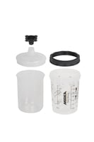 Paint Cup System 400ml, Filter Lid 190µm 50/pack