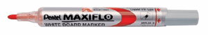 Viltstift Pentel MWL5S Maxiflo whiteboard rond 1mm rood