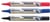 Viltstift Pentel NLF50 Maxiflo rond 1mm blauw