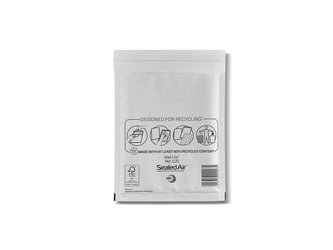 Mail Lite® C0 Luchtkussenenvelop, 210 x 150 mm, Kraftpapier, Wit (pak 10 stuks) artikel afbeelding