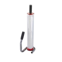 Rekwikkelstang Licht Chroom. Voor rolbreedte 450 - 500 mm. Kern-Ø 50 mm.