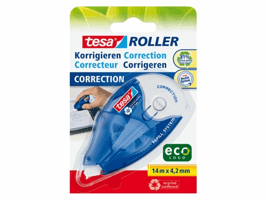 Correctieroller tesa® ecoLogo® 4,2mmx14m navulbaar op blister