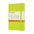Notitieboek Moleskine pocket 90x140mm lijn hard cover lemon green