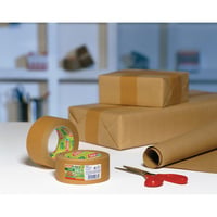 Papierplakband tesapack® Papier ecoLogo® VE = 36 rollen, bruin, bandbreedte 50 mm