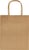 Papieren zakjes met handvat 125g/m² 18x21x8cm kraft naturel set à 20 stuks artikel afbeelding