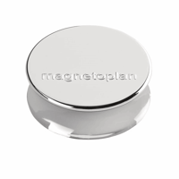 Ergonomische magneet, Ø 34 mm, VE = 50 stuks, zilverkleurig