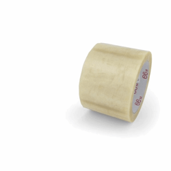 Zelfklevend plakband kunststof bandbreedte 75 mm, transparant, VE = 24 rollen