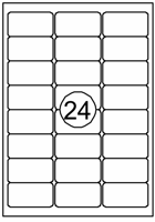 Etiket Quantore 63.5X33.9mm 360stuks