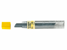 Potloodstift Pentel HB 0.9mm zwart koker à 12 stuks