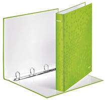 Ringband Leitz WOW A4 4-rings D-mech 25mm karton groen