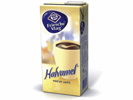 FRIESCHE VLAG Koffiemelk, Halvamel, 1L (doos 6 liter)