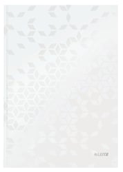 Notitieboek Leitz WOW A4 lijn wit