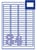 Etiket Avery L7656-25 46x11.1mm wit 2100stuks