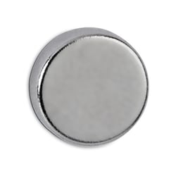 Schijfmagneet 10mmx3mm zilver/set10