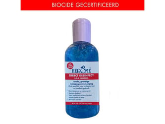 Herome Double Active Desinfecterende Handgel, Flipdop (fles 150 milliliter) artikel afbeelding