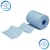 Handdoekrol KC Scott Essential Slimroll 1-laags 190m blauw 6696