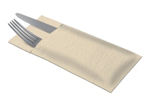 Servetten Tork 509601 LinStyle Pochette 19.5x9.8cm creme 50stuks