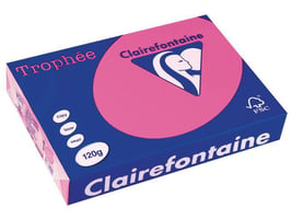Clairefontaine Trophée Papier, A4, 120 g/m², Roze (pak 250 vel)
