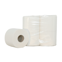 Toiletpapier 400 Vels, 2-laags Neutraal. Cellulose 40 Rol per pak.