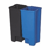 Recycling binnenbakken 2x15 ltr End Step RVS, Rubbermaid, kleur zwart/blauw, model VB 225006 artikel afbeelding
