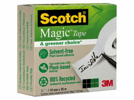 Plakband Scotch Magic 900 19mmx30m onzichtbaar mat