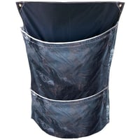 Racksack® voor rolcontainers met 2 vakken blauw/transparant, VE = 5 stuks