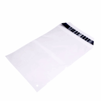 Coex envelop mailer240x350+50mm wit/zwart 55my Recycled. Doos 100 stuks.
