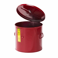 Was- en dompelbak plaatstaal, verzinkt en gelakt inhoud = (Diameter: 397 mm; Hoogte: 362 mm; Inhoud: 30 l)